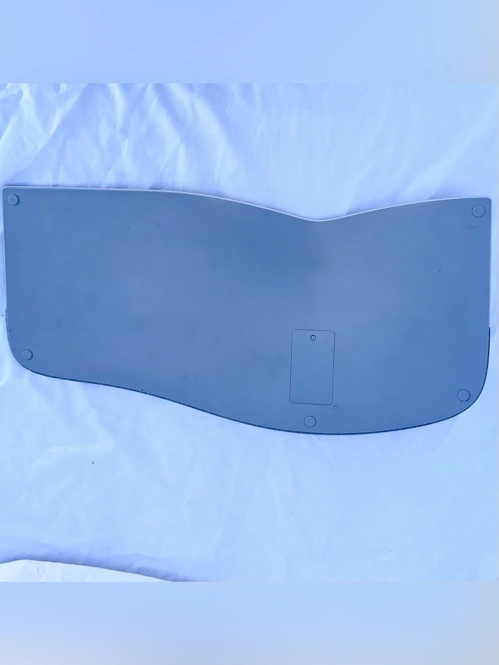 Microsoft Ergonomic Split Wireless Keyboard in Gray with Fabric Wrist Rest